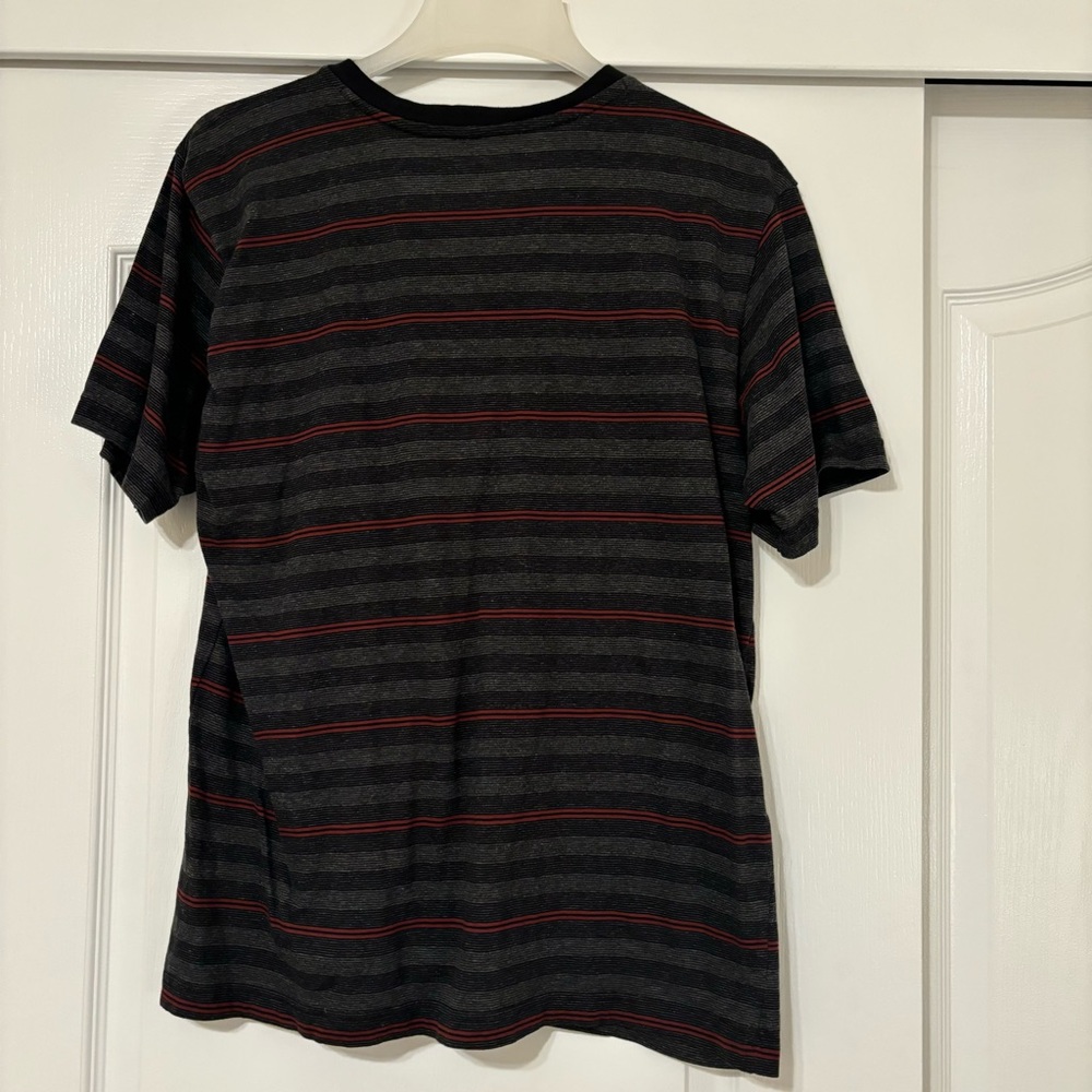 Men’s V Neck tshirt black and red - Picture 2 of 3